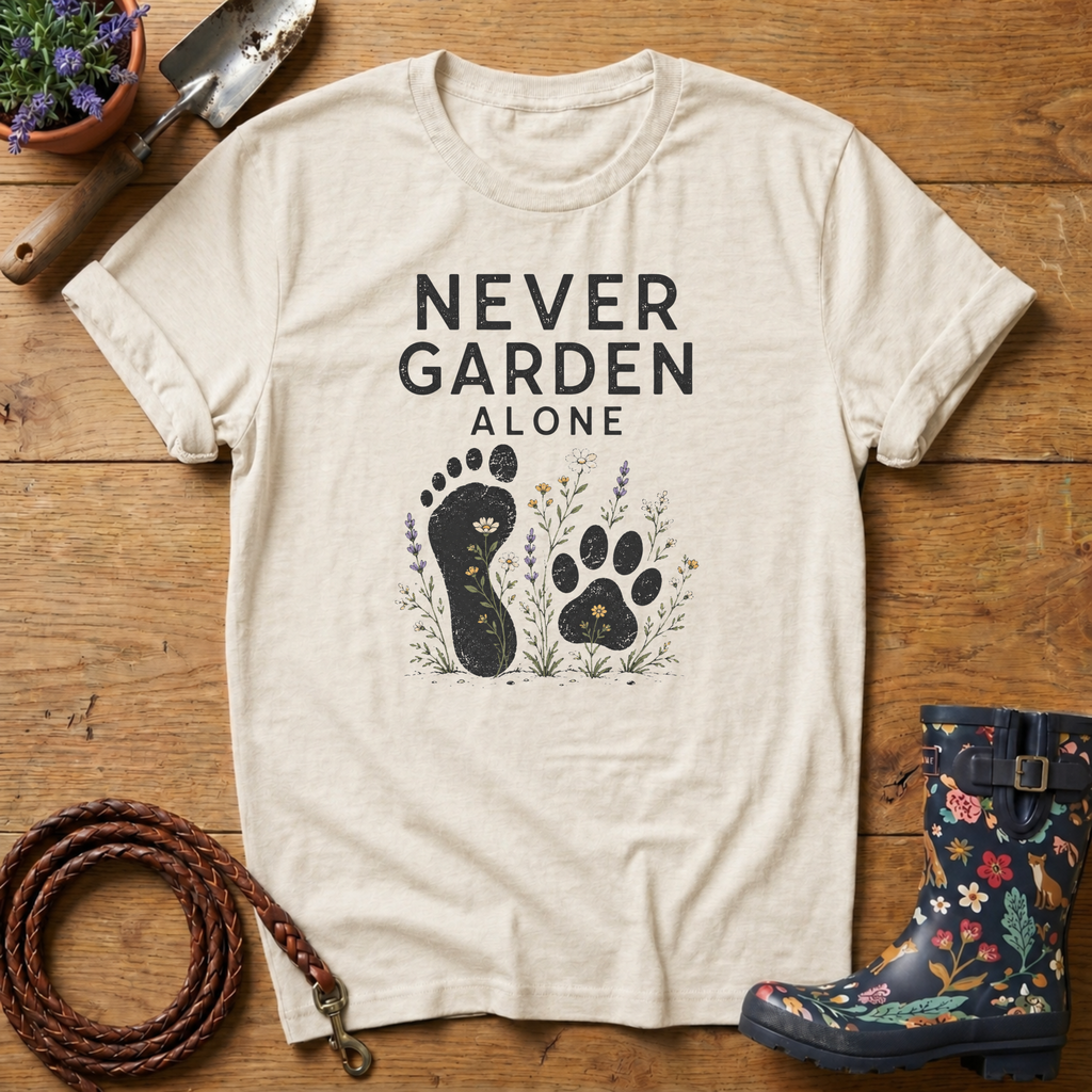 Never Garden Alone T-shirt