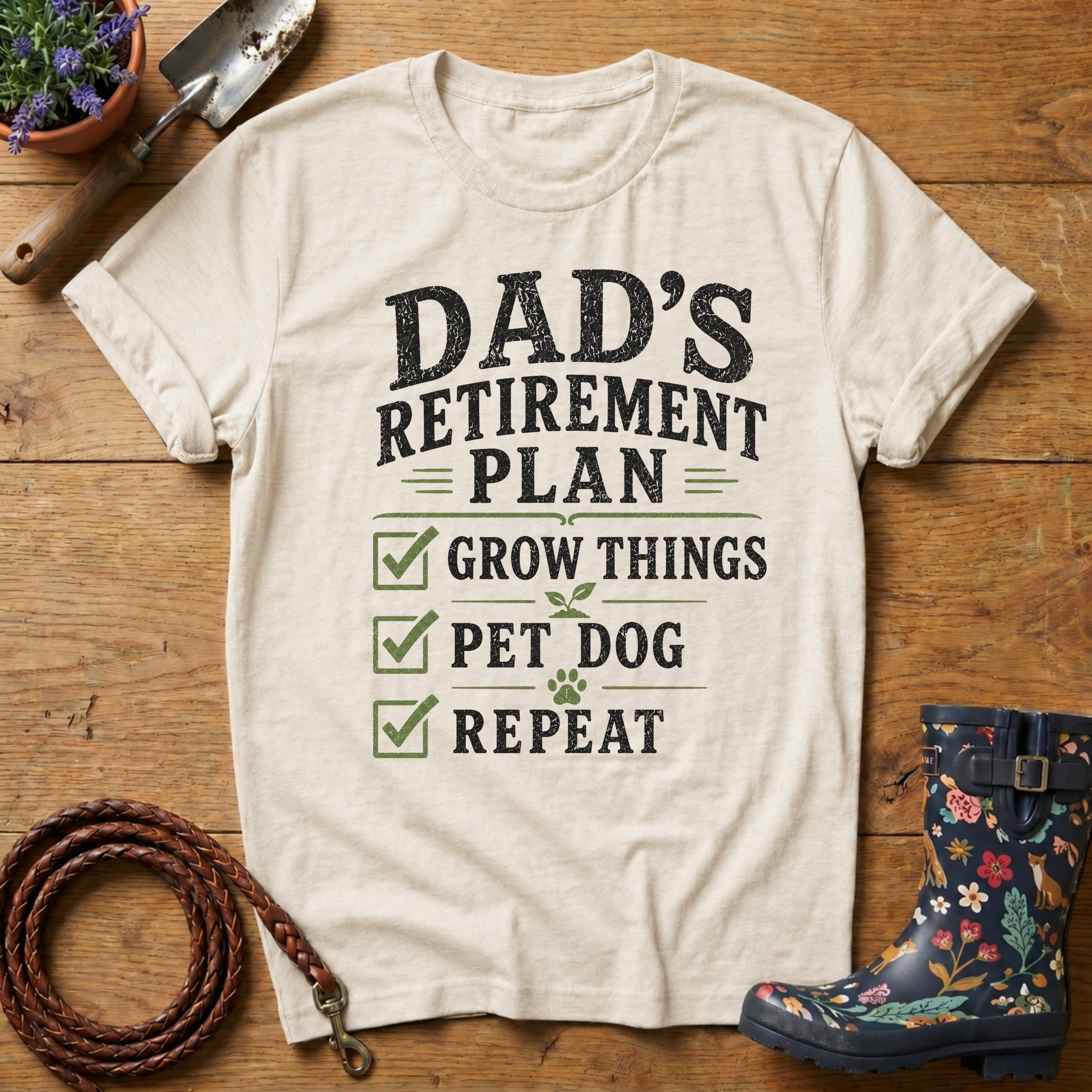 Dads Retirement Plan T-shirt