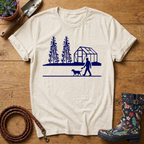 Walking to the greenhouse T-shirt