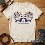 Dachshund The Simple Life T-shirt