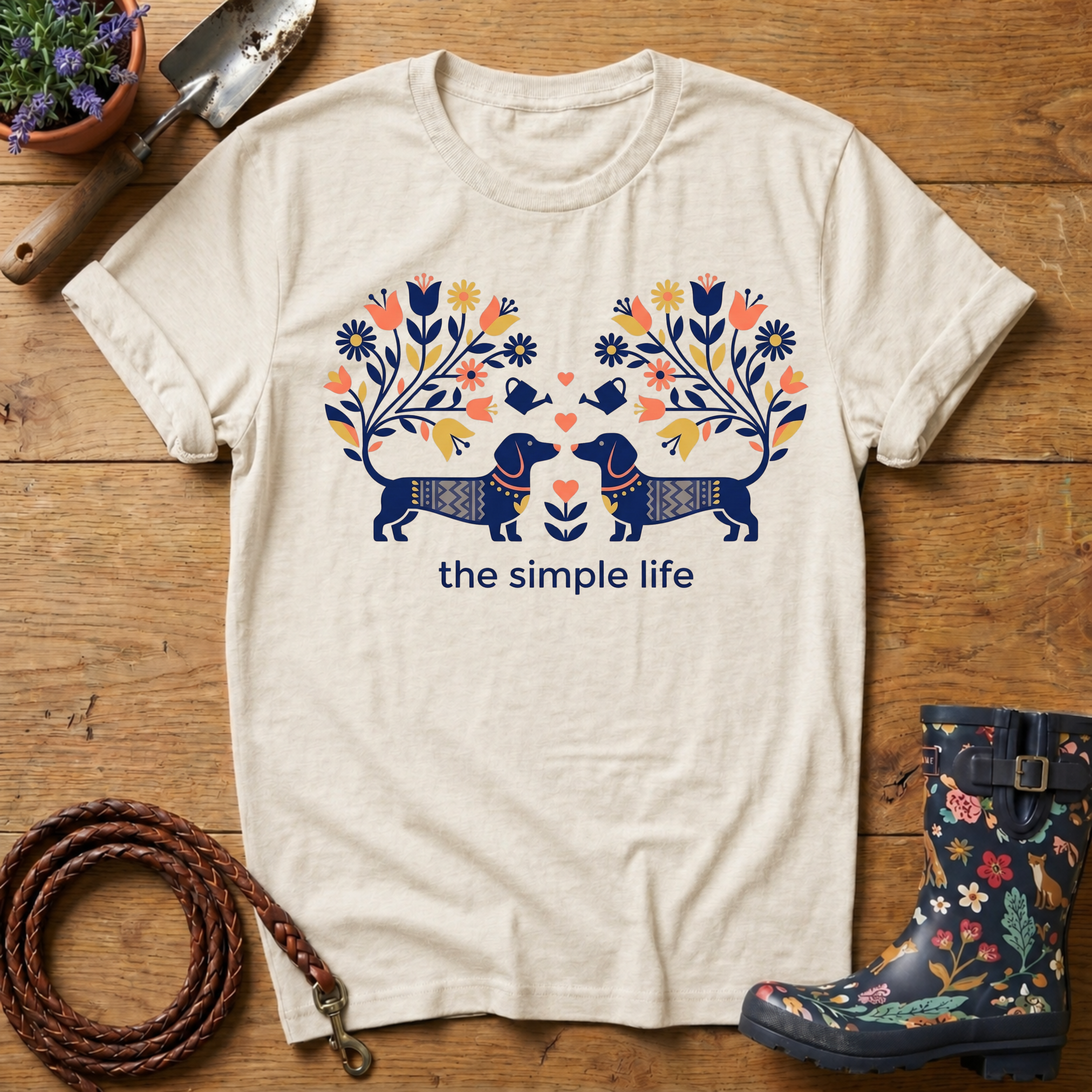 Dachshund The Simple Life T-shirt