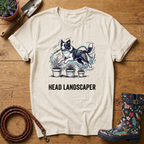 Collie Head Gardener T-shirt