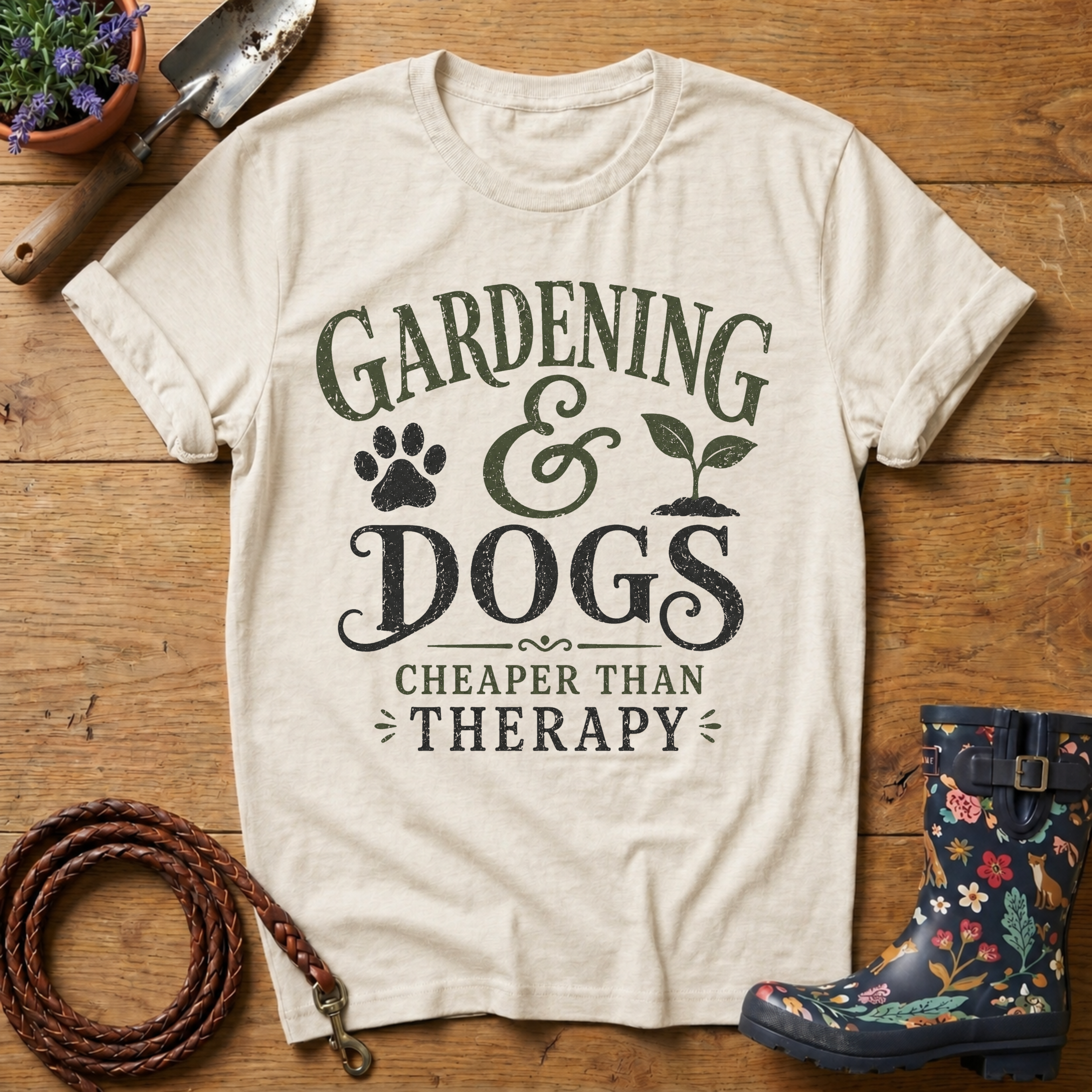 Cheaper than Therapy text T-shirt
