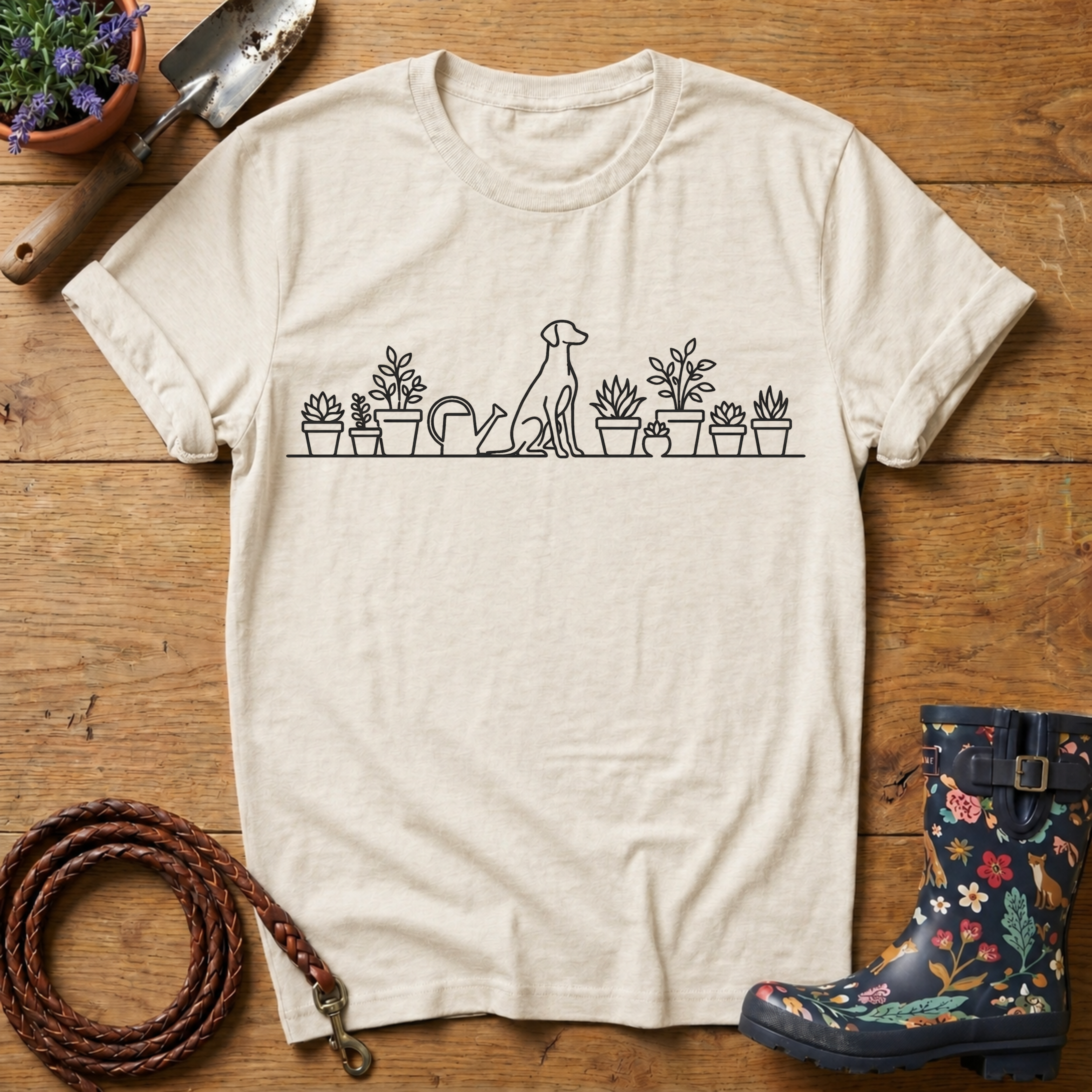 Greyhound Vector Line T-shirt