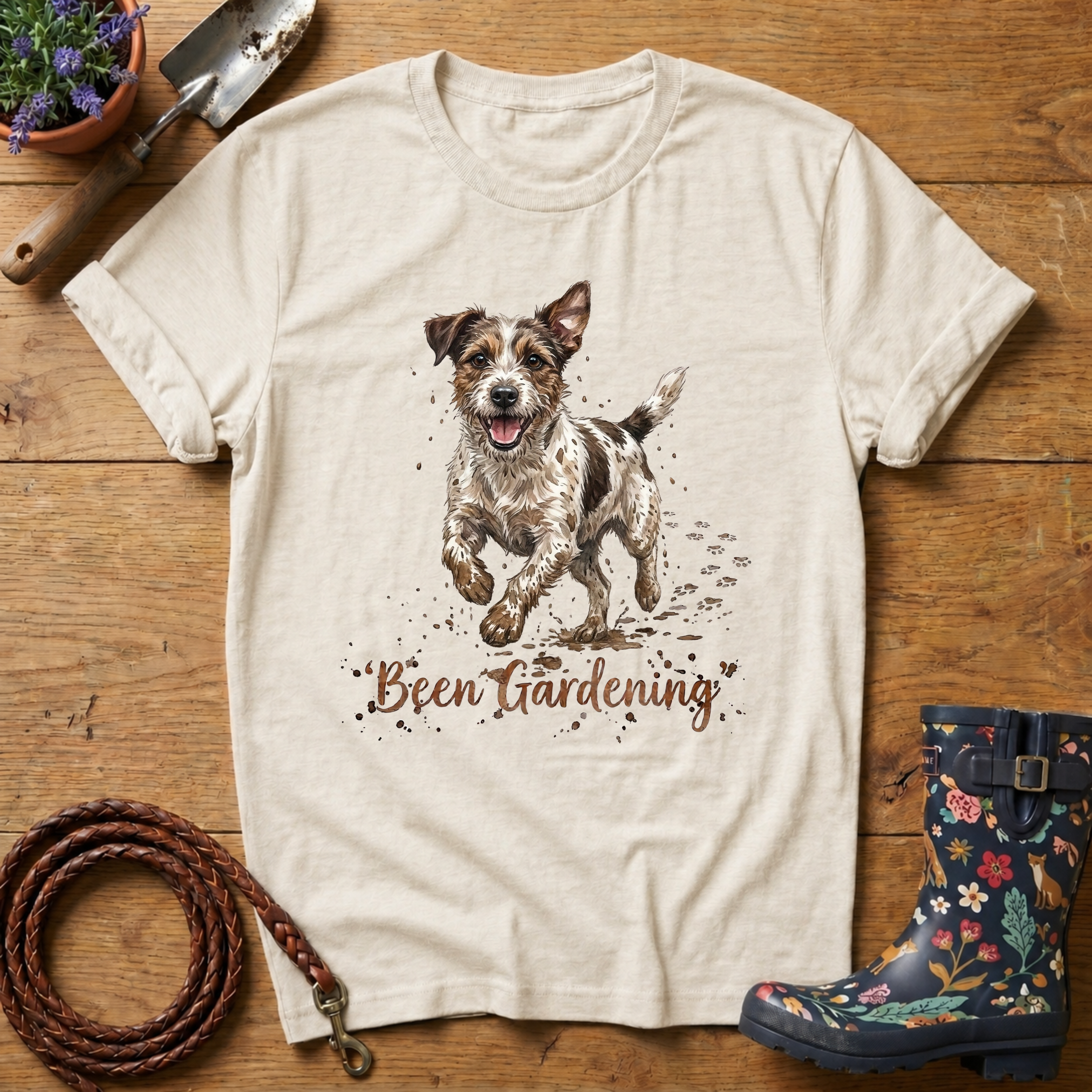 Jack Russell 'Been Gardening' T-shirt