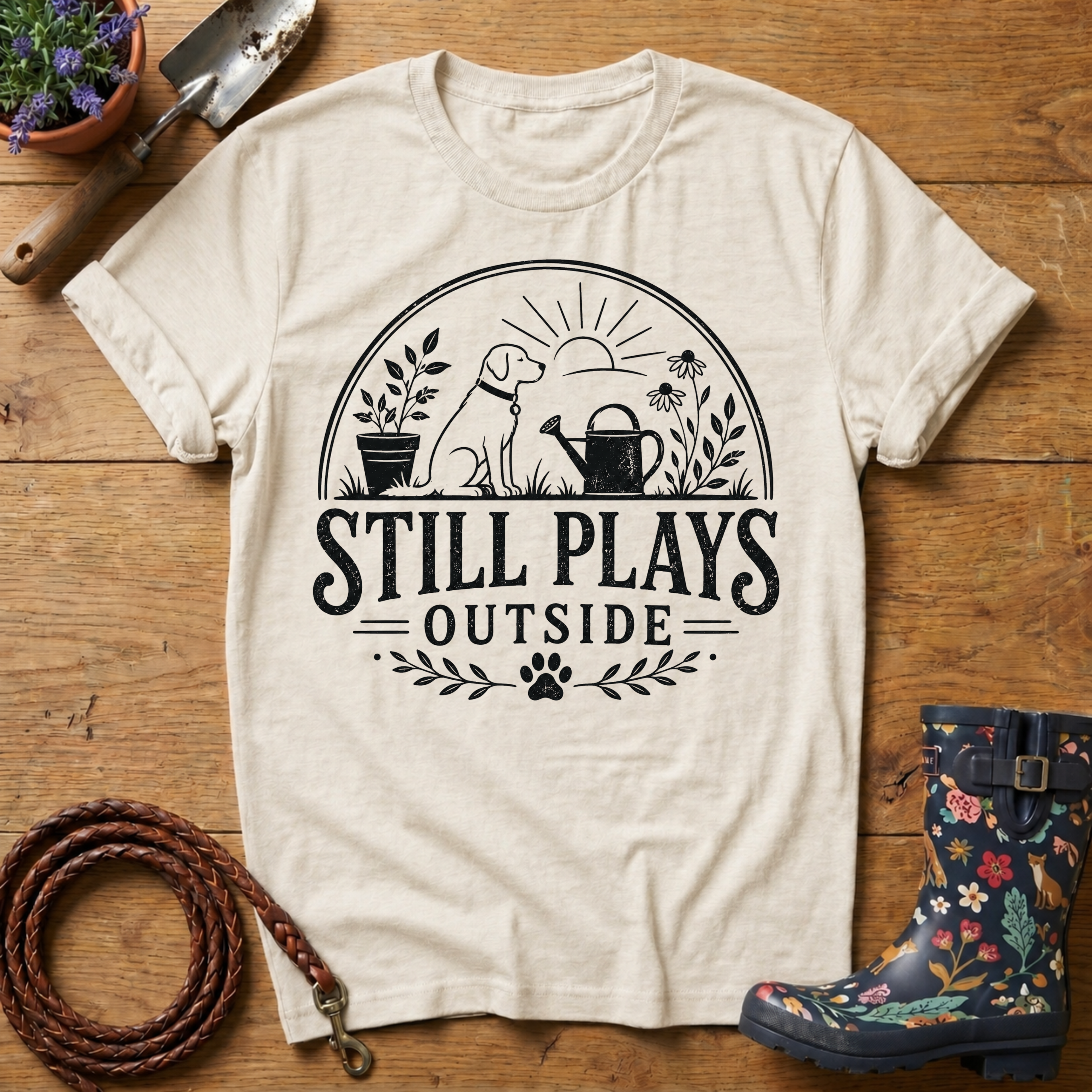 Still Plays Outside T-shirt