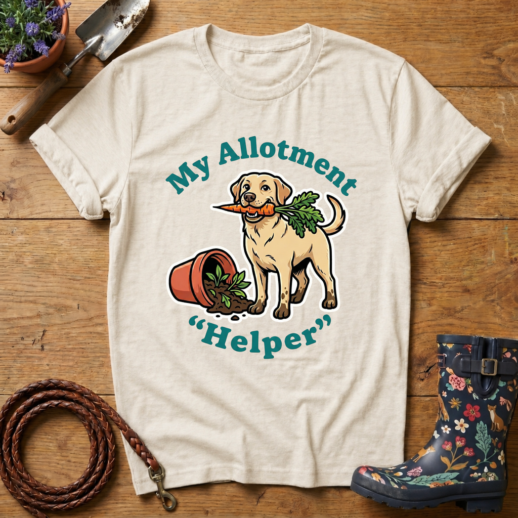 Labrador Allotment 'Helper' T-shirt