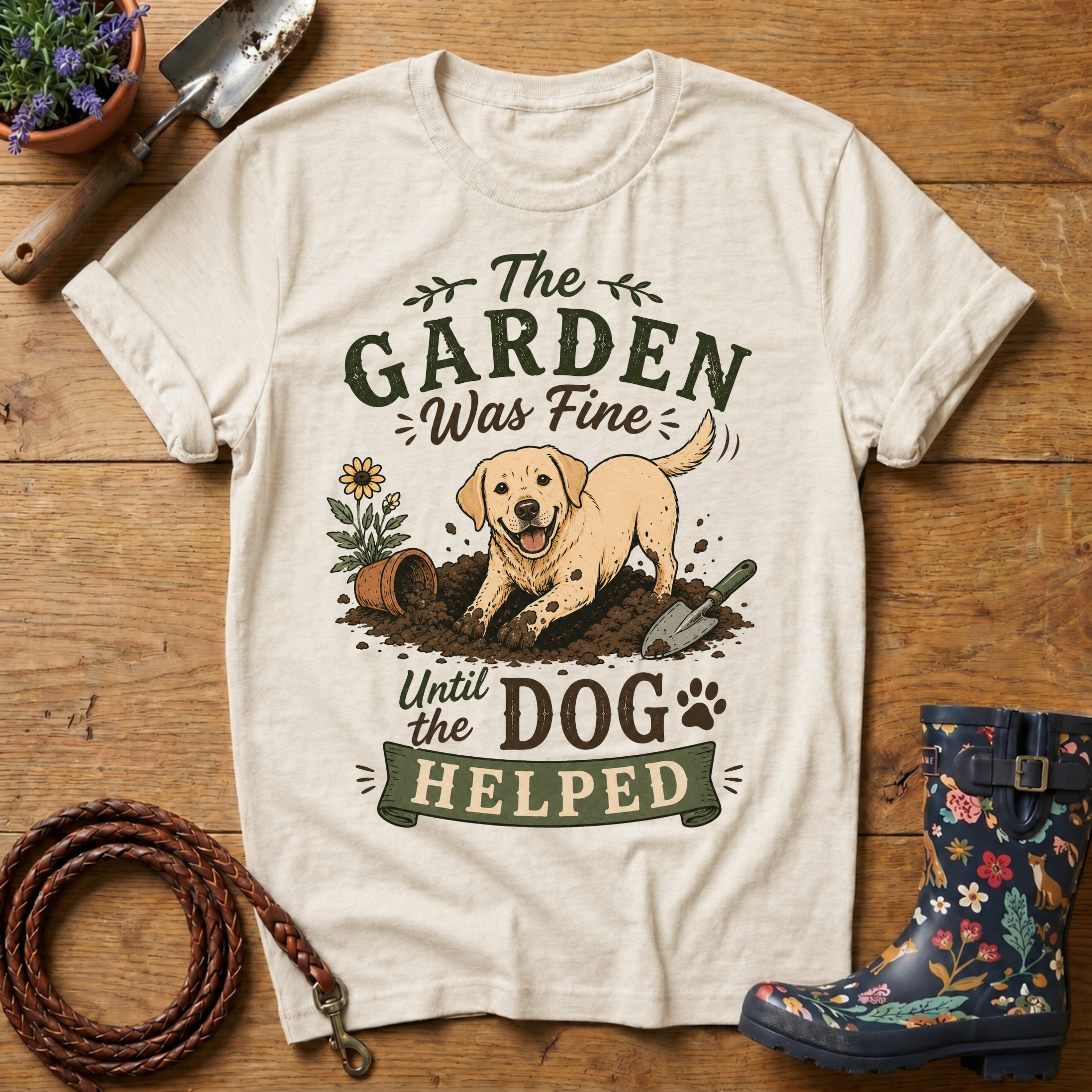 The Garden Was Fine T-shirt
