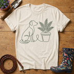Labrador's Favourite Plant T-shirt