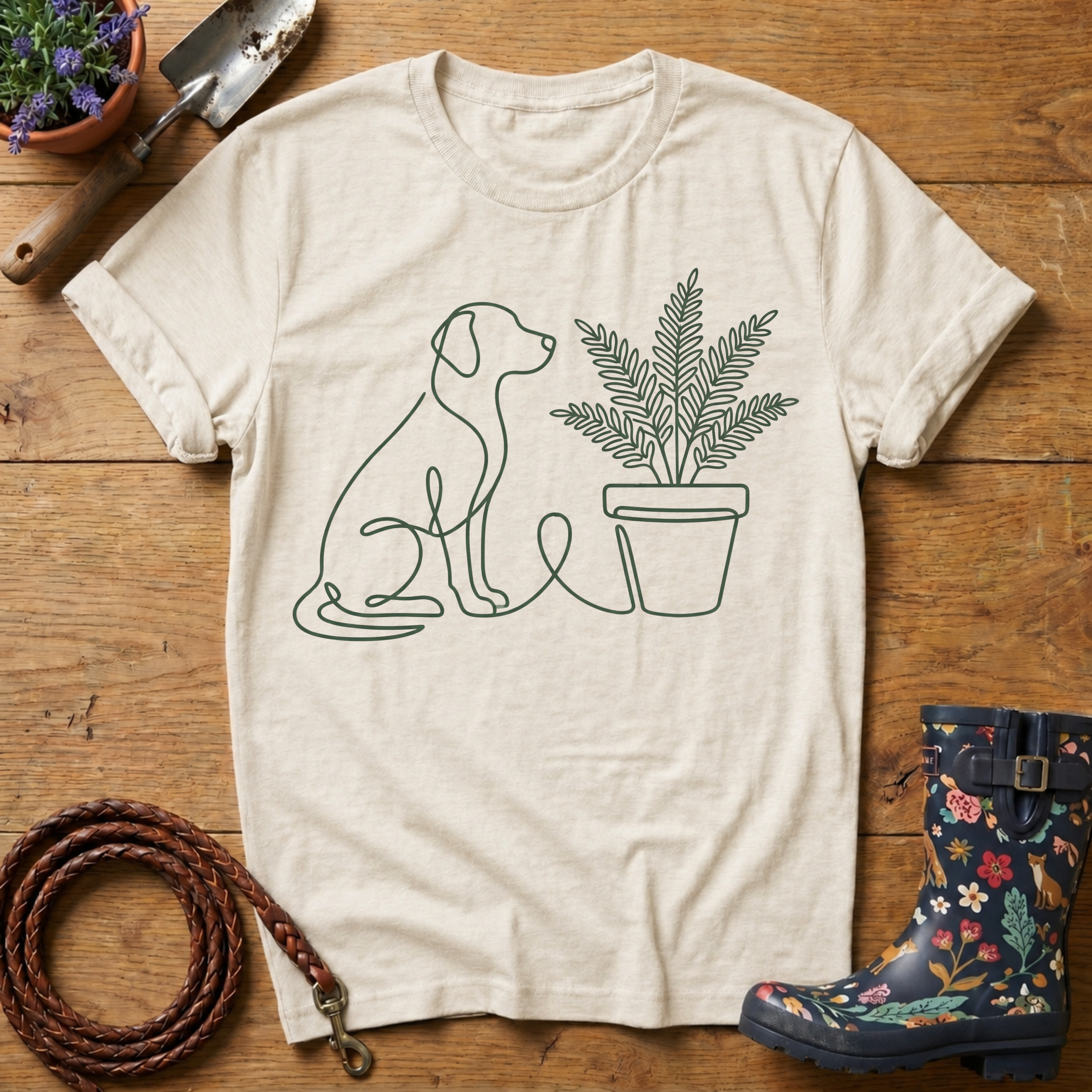 Labrador's Favourite Plant T-shirt