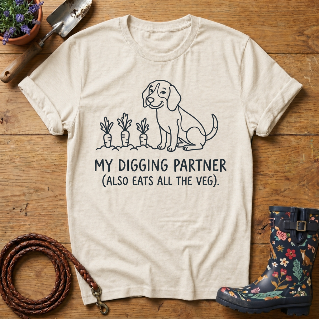 Beagle 'Digging Partner' T-shirt