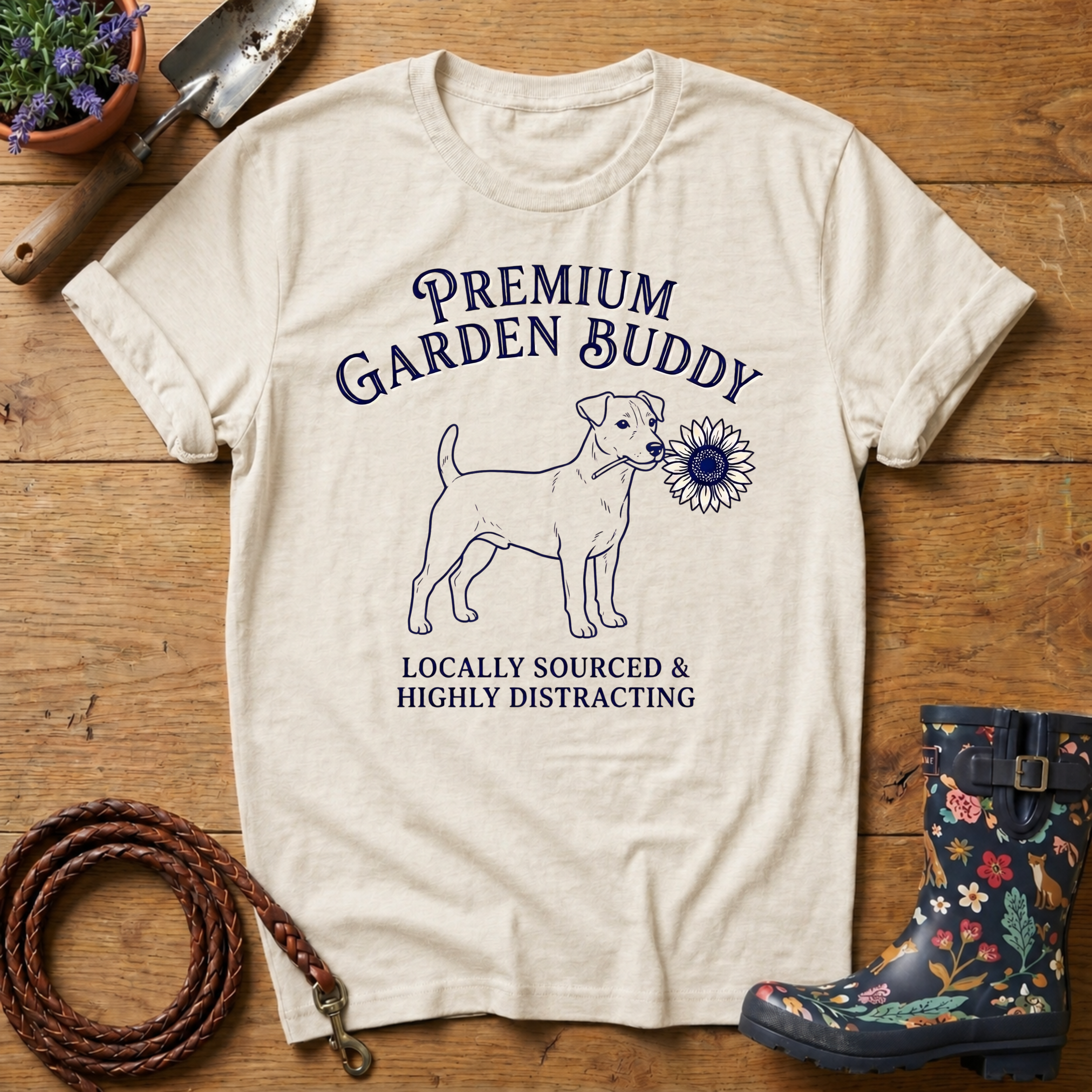 Jack Russel Premium Garden Buddy T-shirt