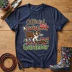Boarder Collie Official Head Gardener T-shirt