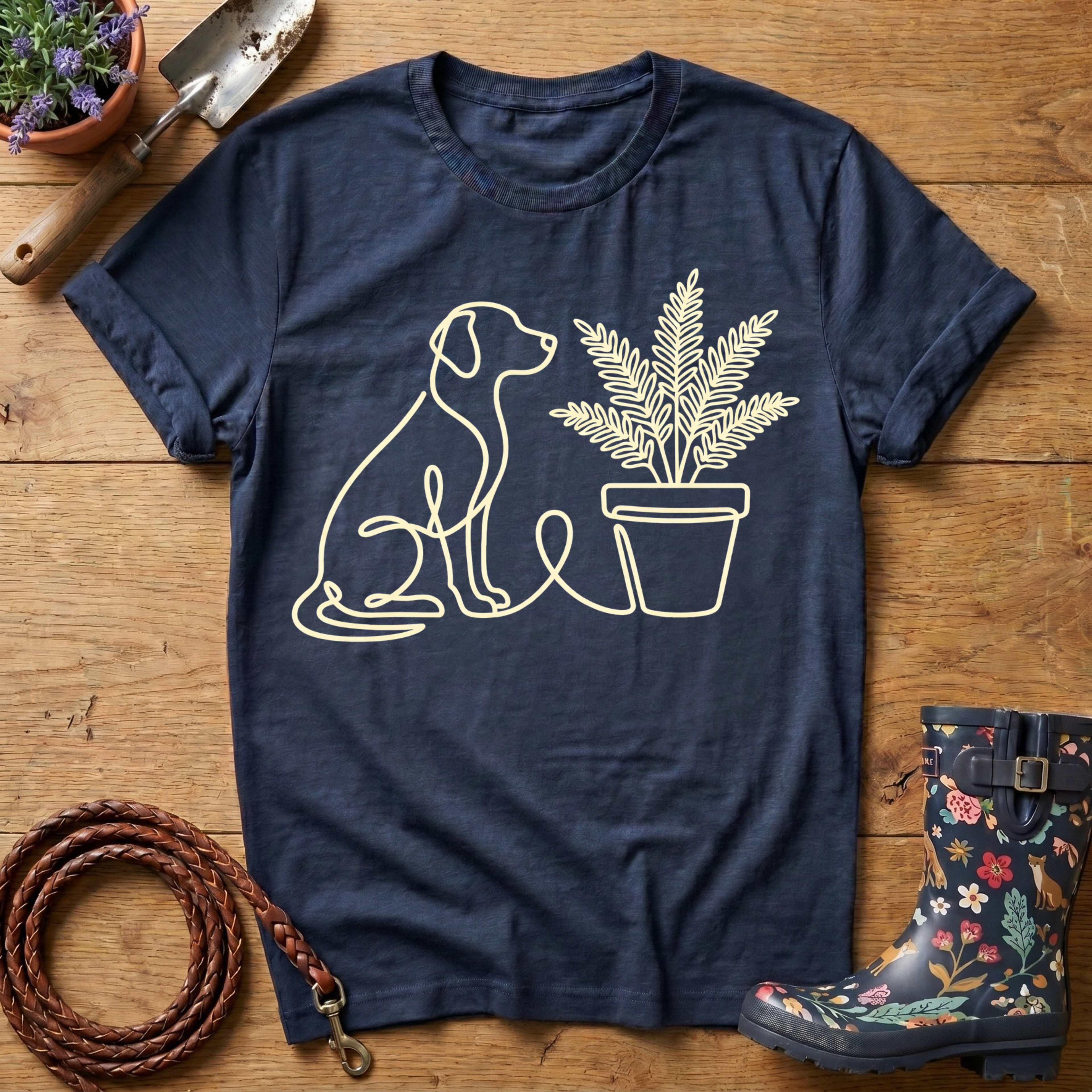 Labrador's Favourite Plant T-shirt