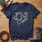Boarder Collie Tulip T-shirt