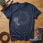 Dandelions & Paw Prints T-shirt