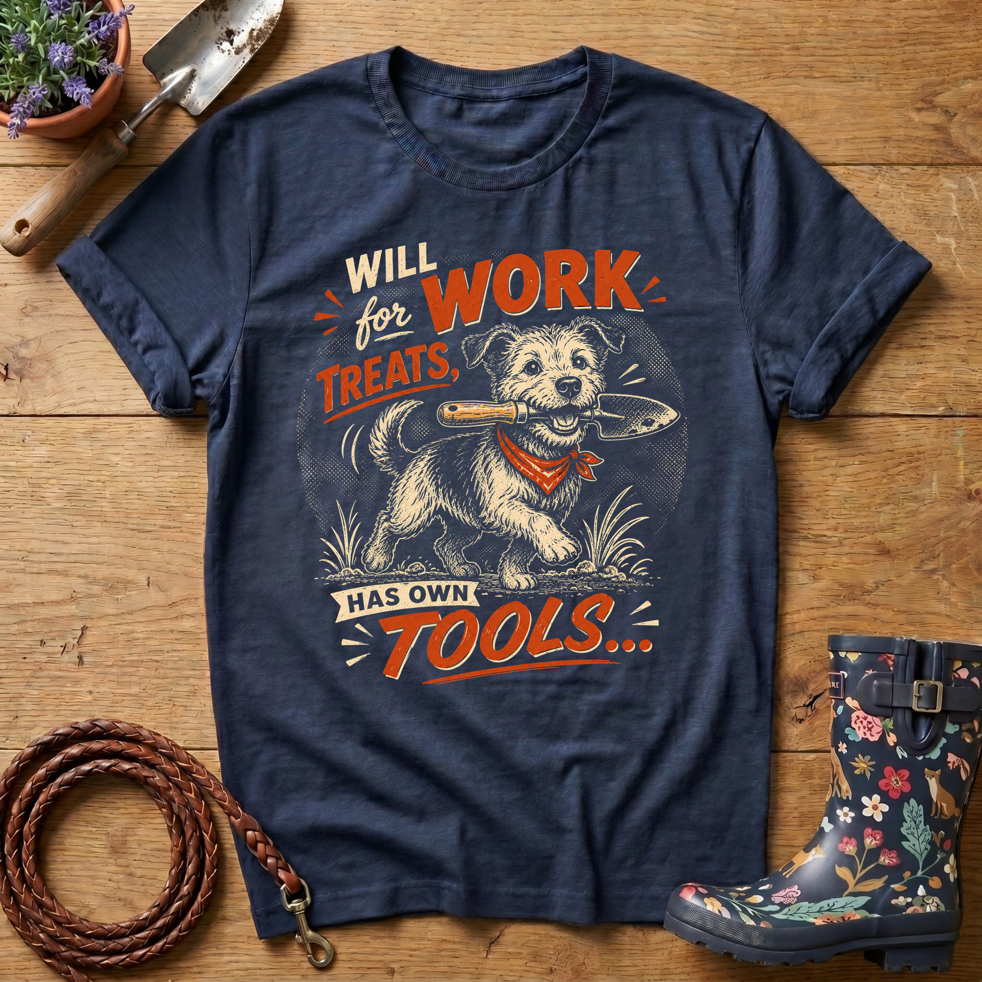 Will Work For Treats T-shirt