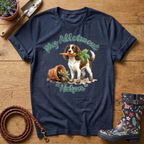 Spaniel My Allotment Helper Watercolour T-shirt