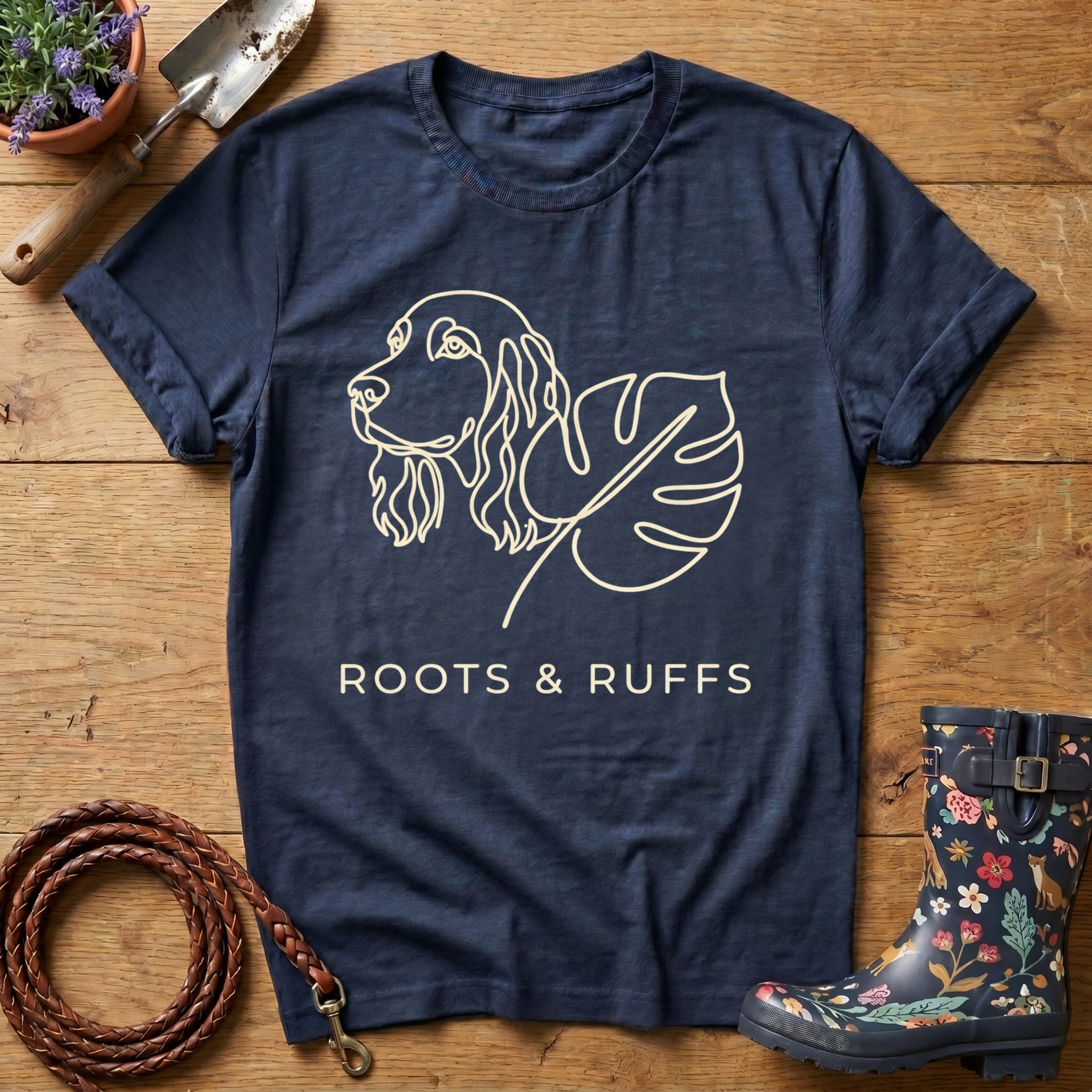 Spaniel Roots & Ruffs T-shirt