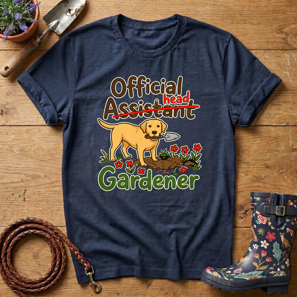 Official Head Gardener Labrador T-shirt