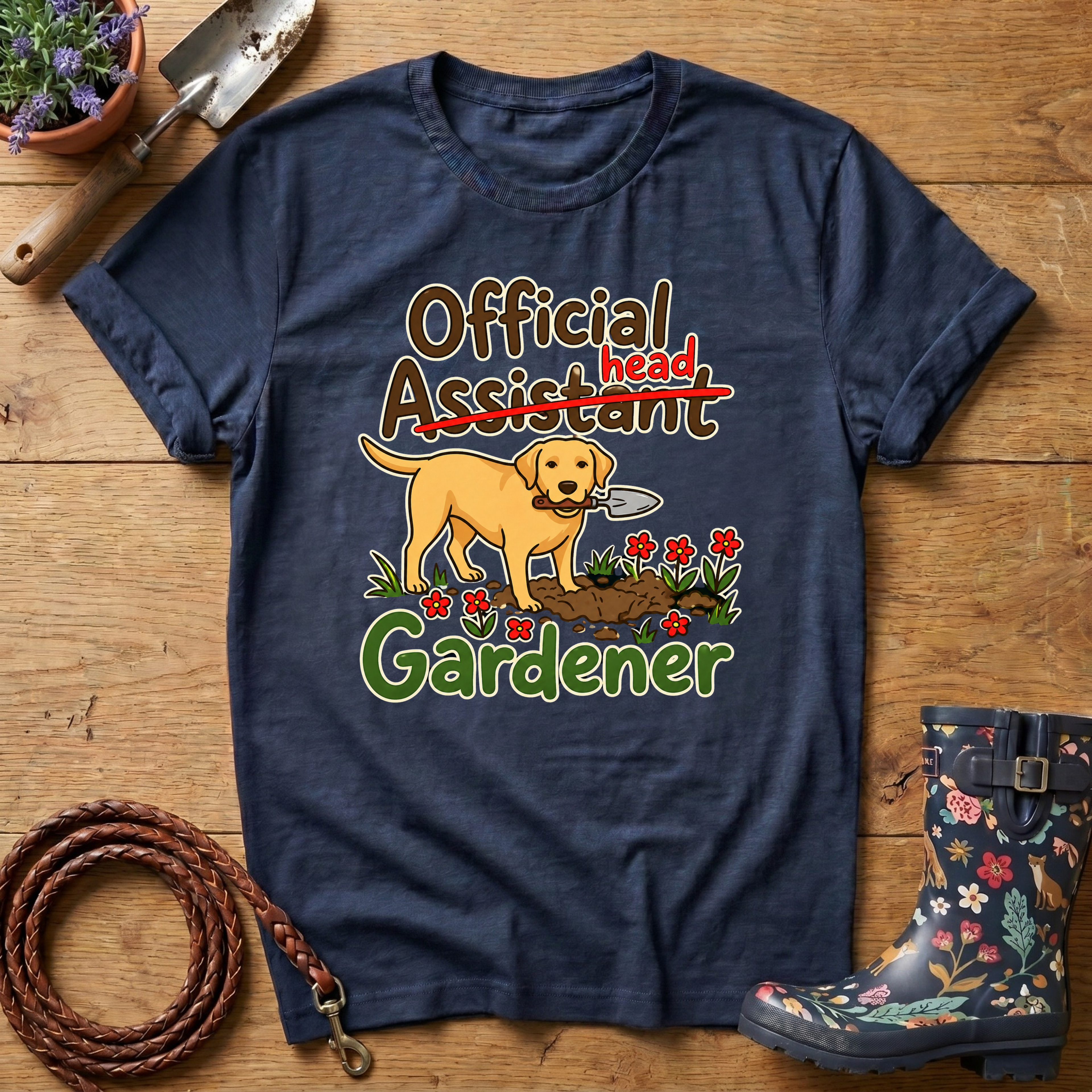 Official Head Gardener Labrador T-shirt