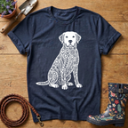 Labrador of Flowers T-shirt