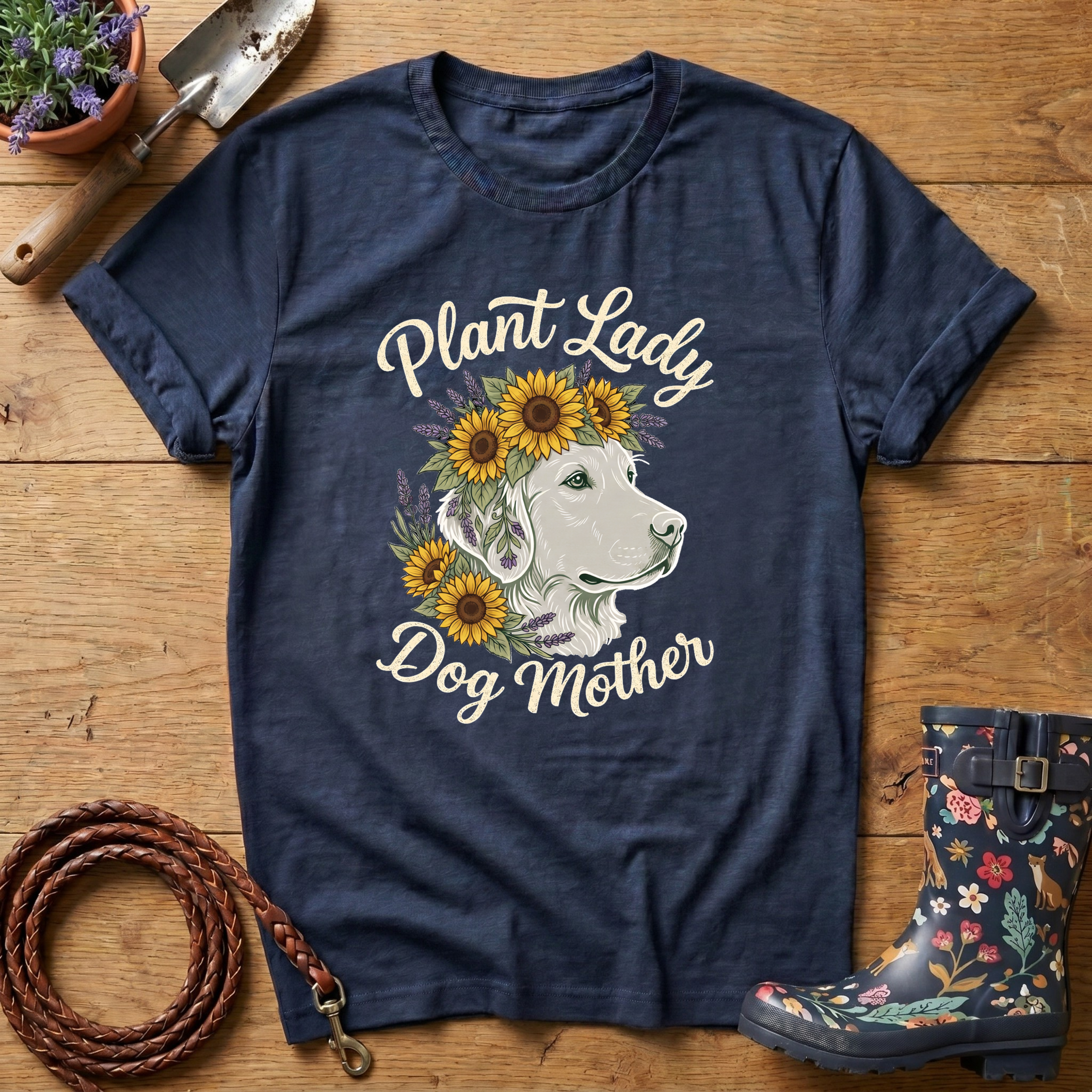 Plant Lady, Dog Mother T-shirt