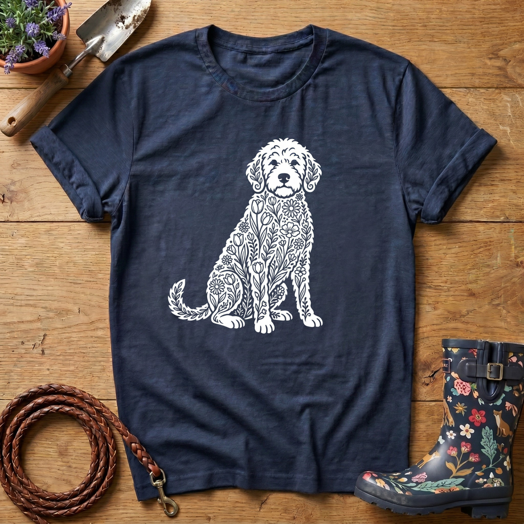 Cockapoo of Flowers T-shirt