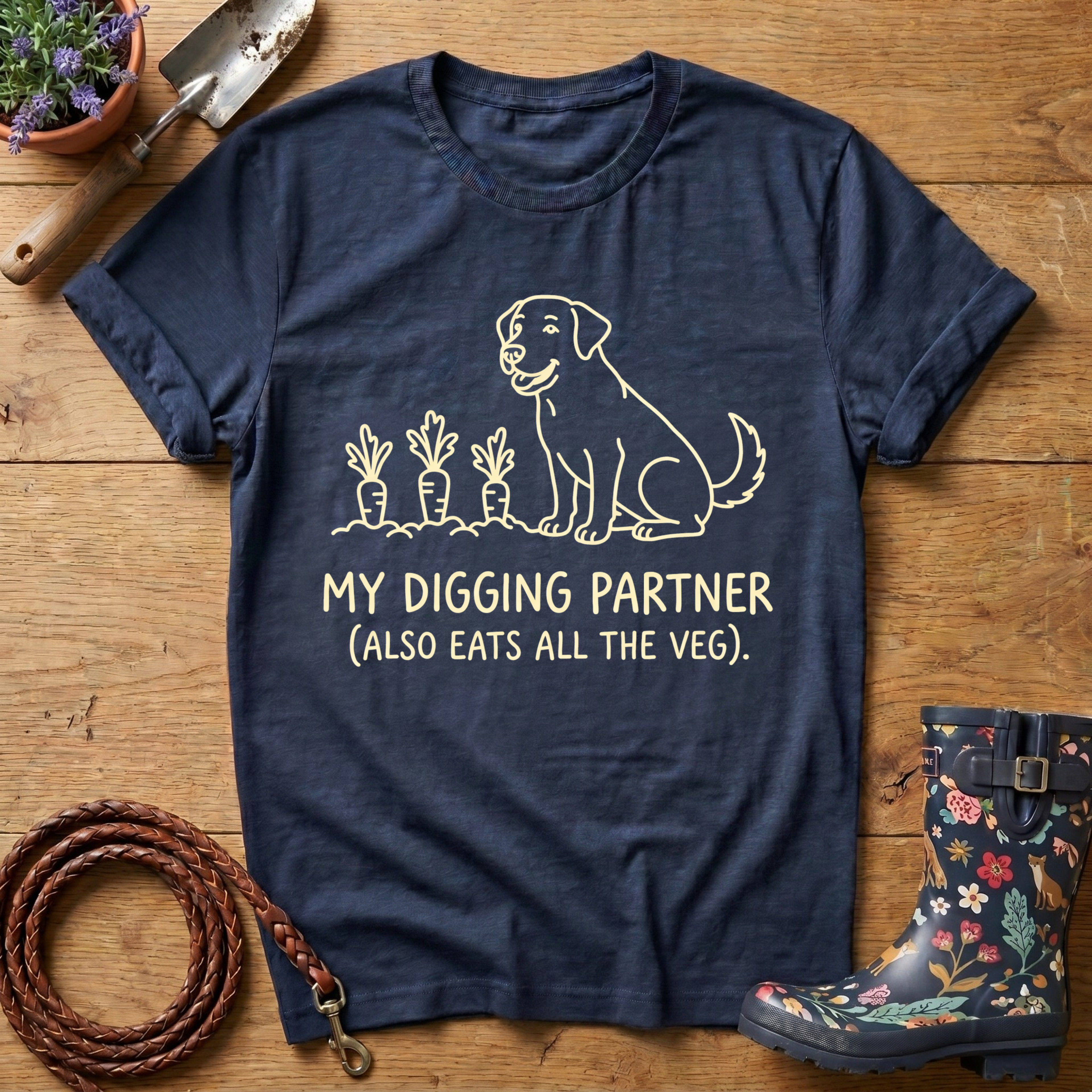 Labrador 'Digging Partner' T-shirt