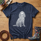 Spaniel of Flowers T-shirt