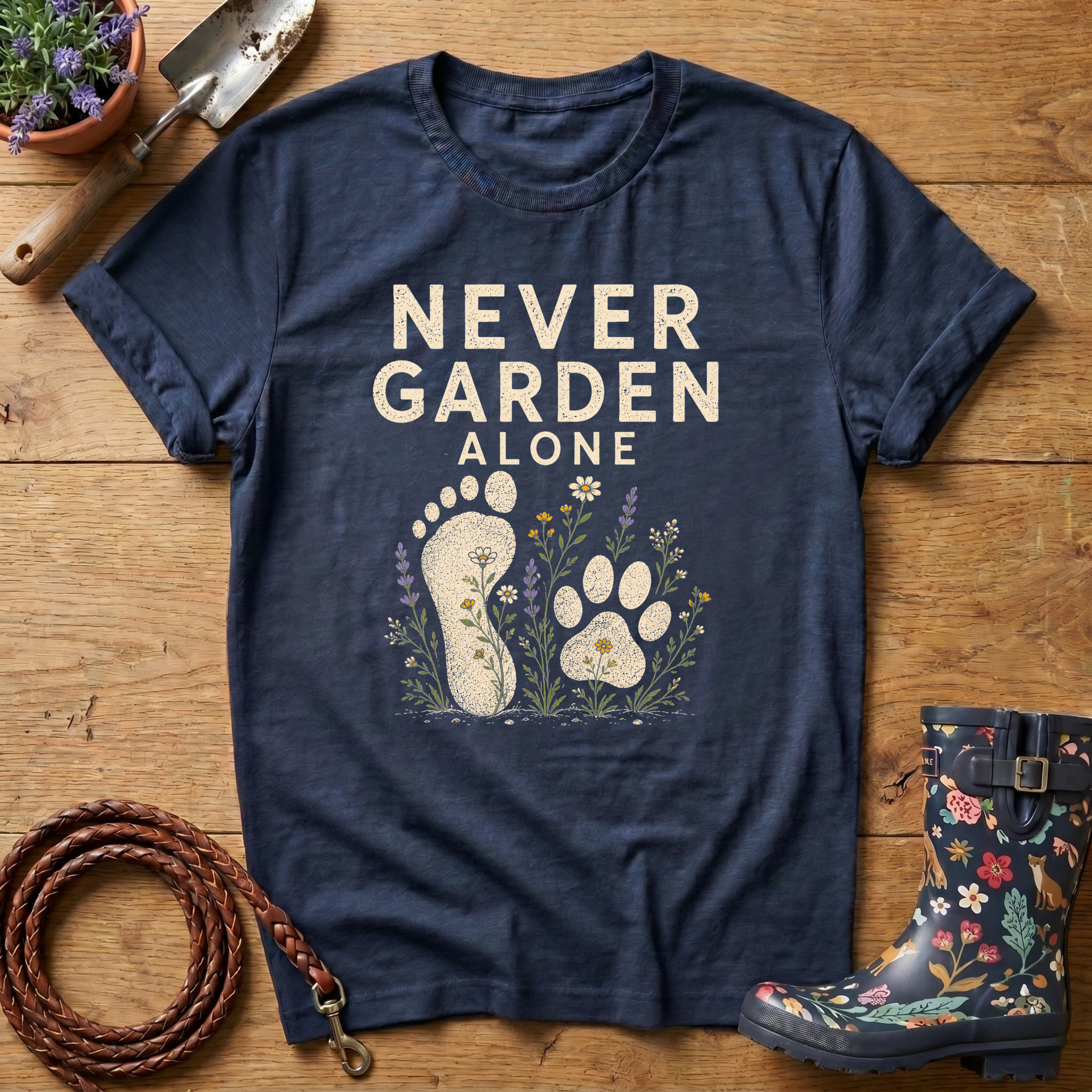 Never Garden Alone T-shirt