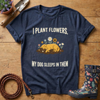 Sleeps In Flowers T-shirt