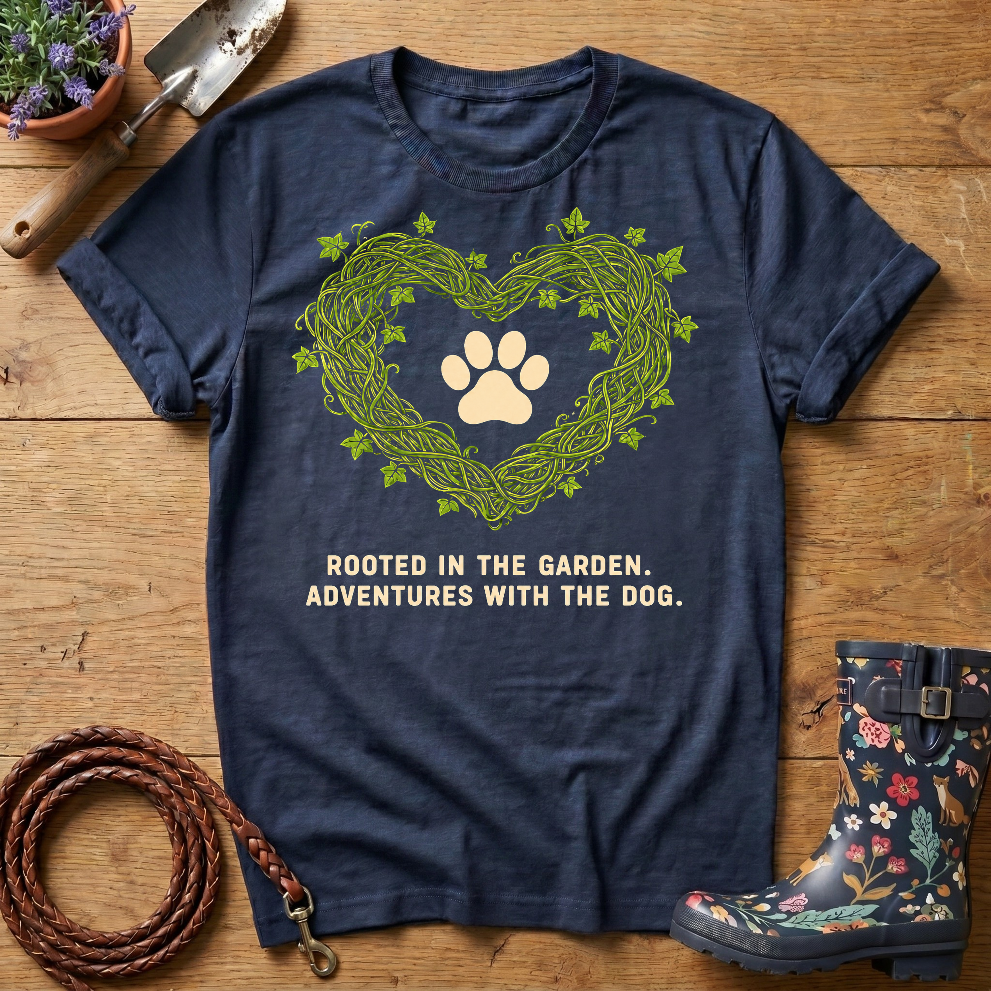 Rooted in the Garden (green) T-shirt
