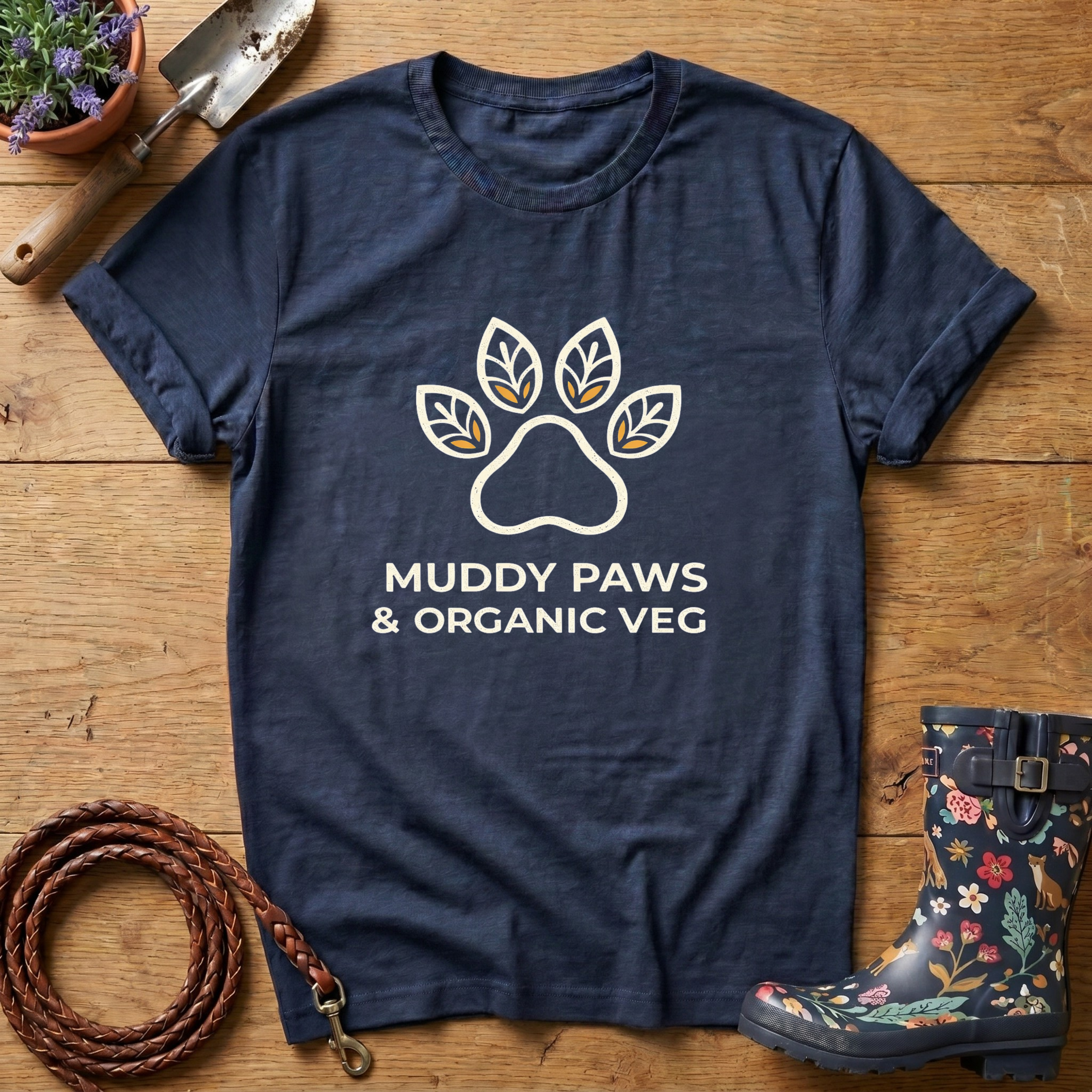 Muddy Paws & Organic Veg T-shirt