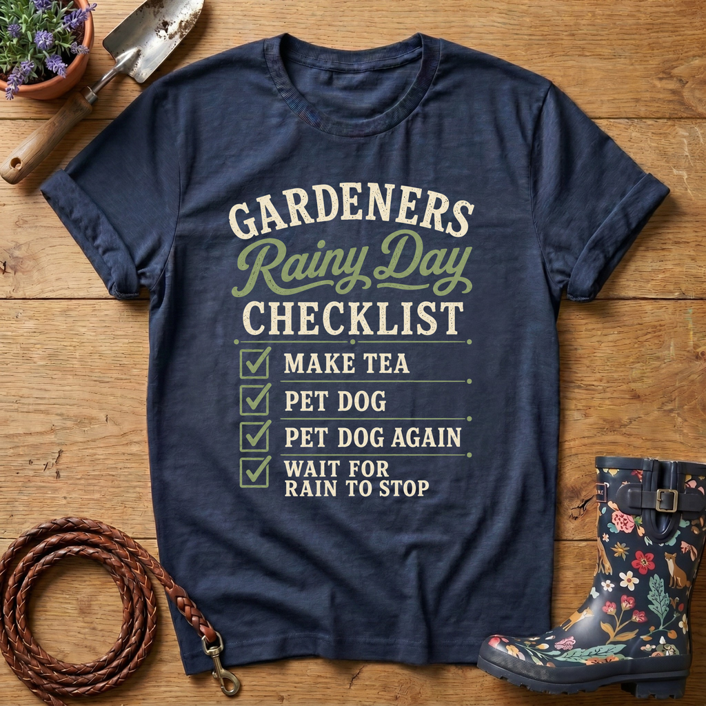 Rainy Day Checklist T-shirt