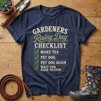 Rainy Day Checklist T-shirt
