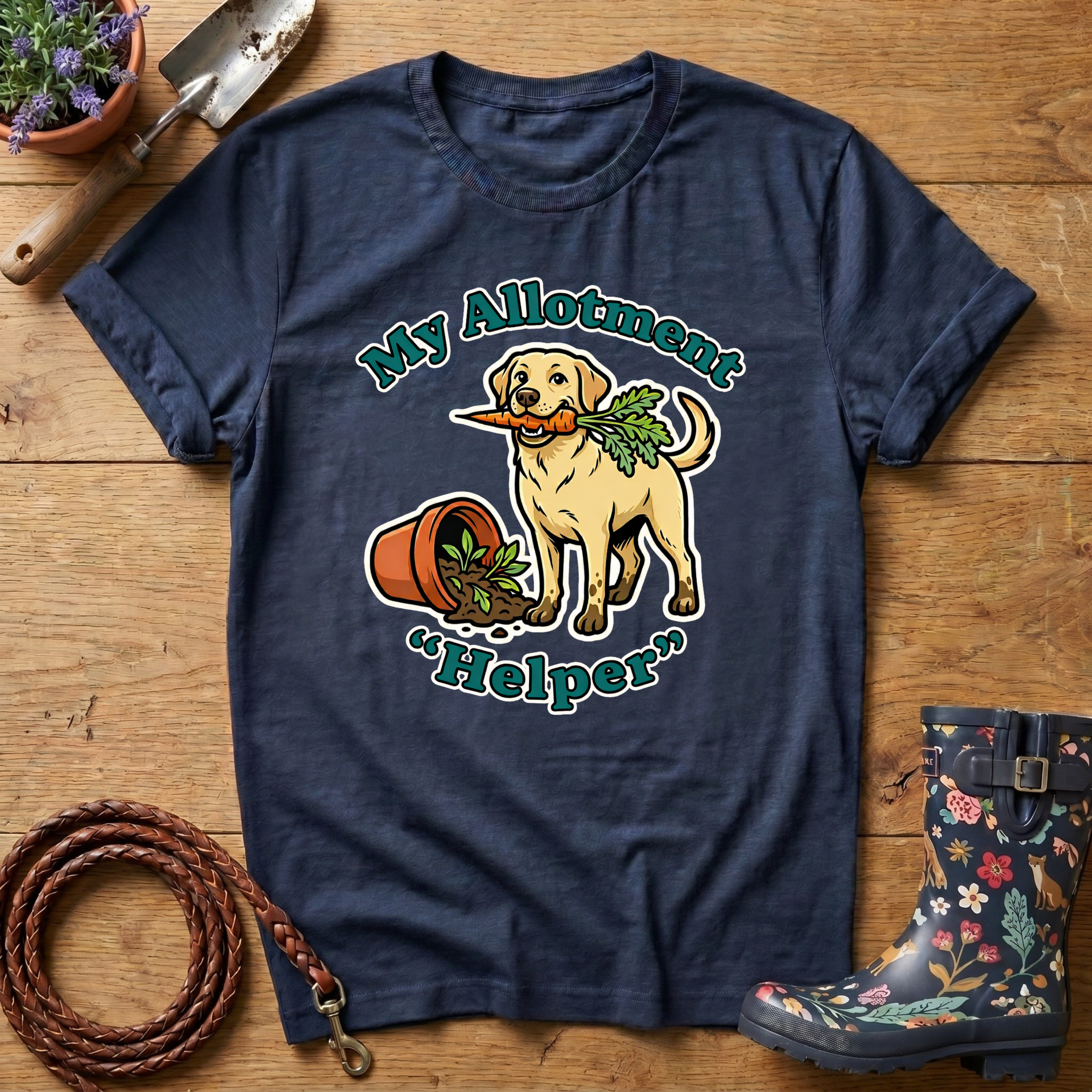 Labrador Allotment 'Helper' T-shirt