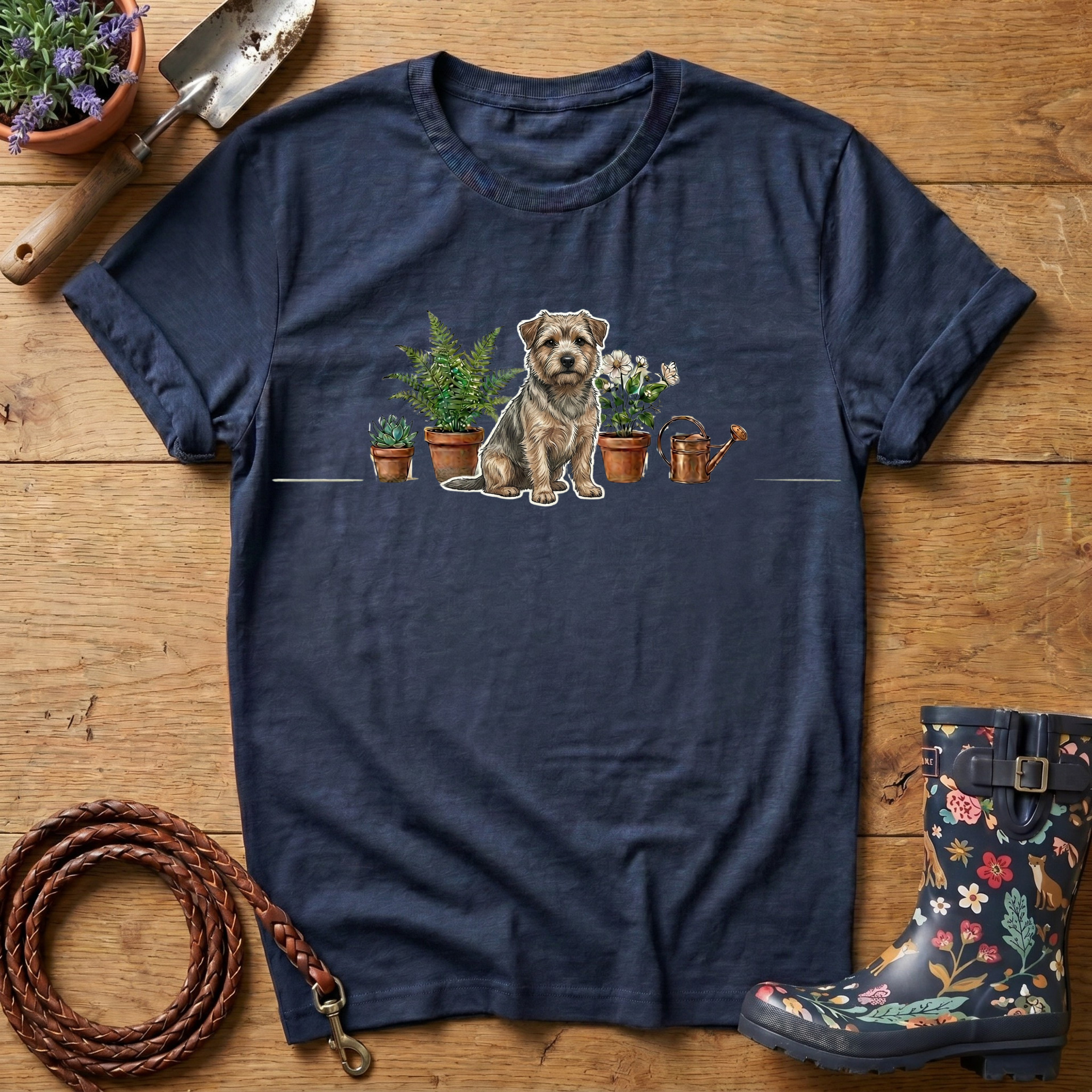 Norfolk Terrier Plant Guard T-shirt