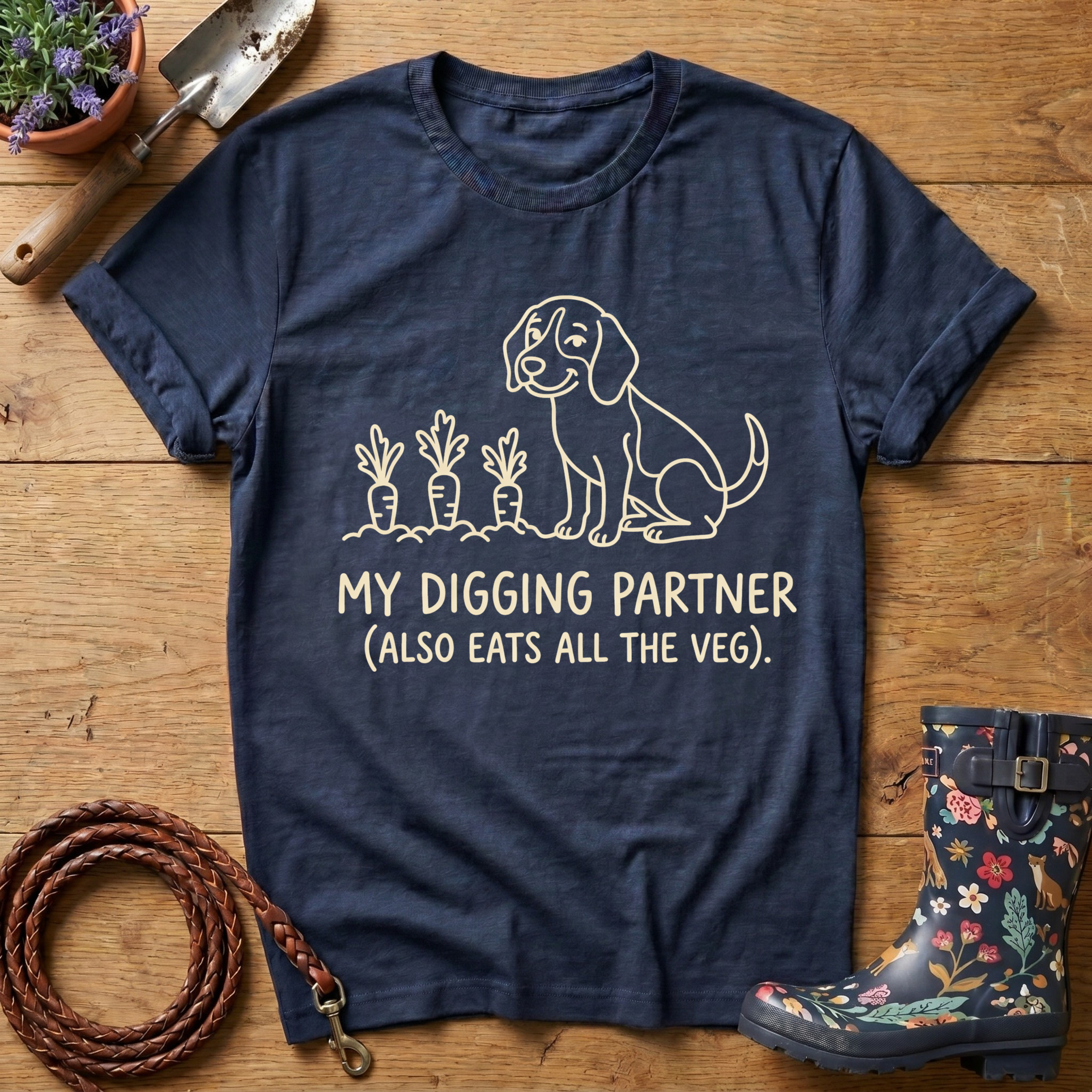 Beagle 'Digging Partner' T-shirt