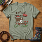 Boarder Collie Official Head Gardener T-shirt