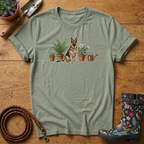 GSD Pot Plants & Watering can T-shirt