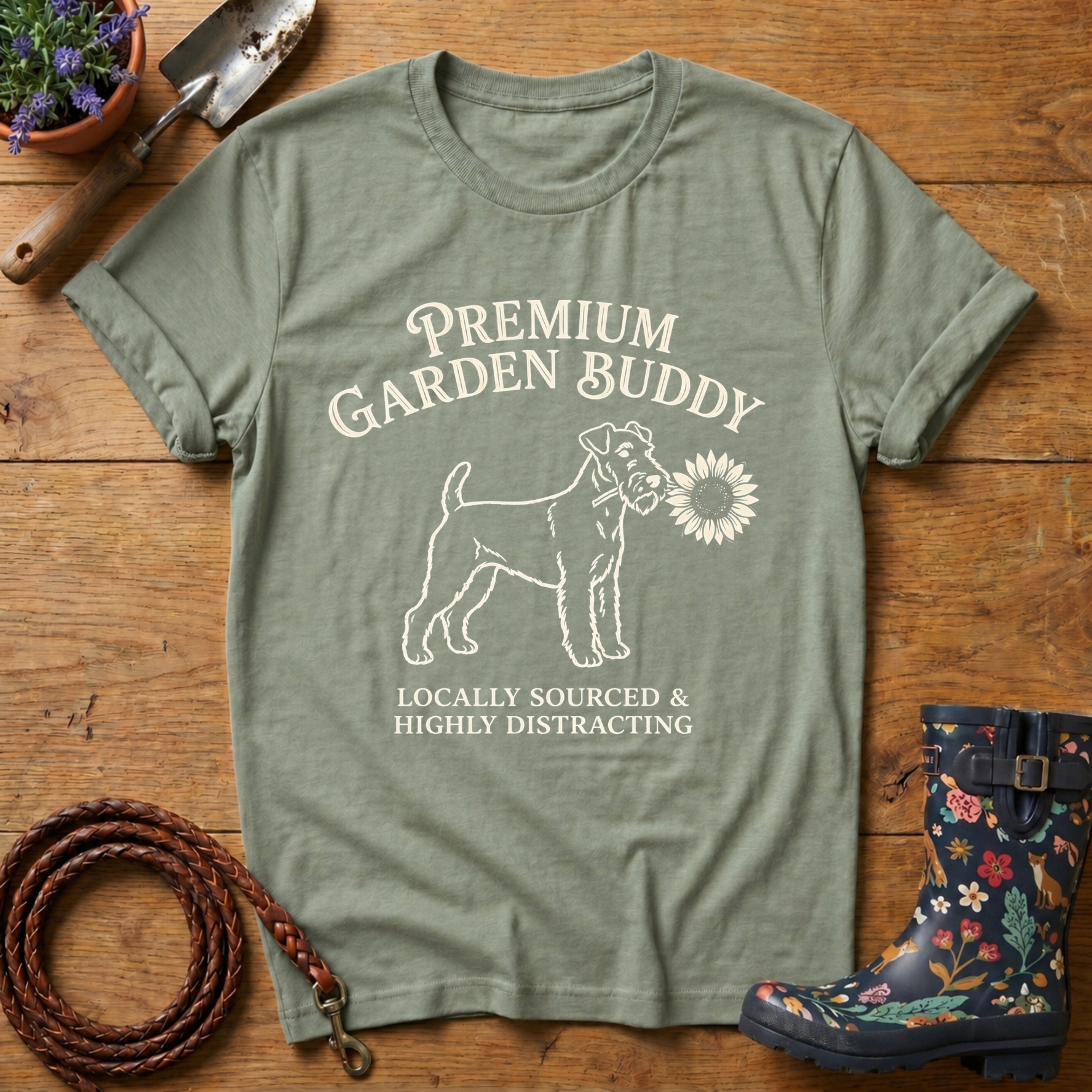 Terrier Premium Garden Buddy T-shirt