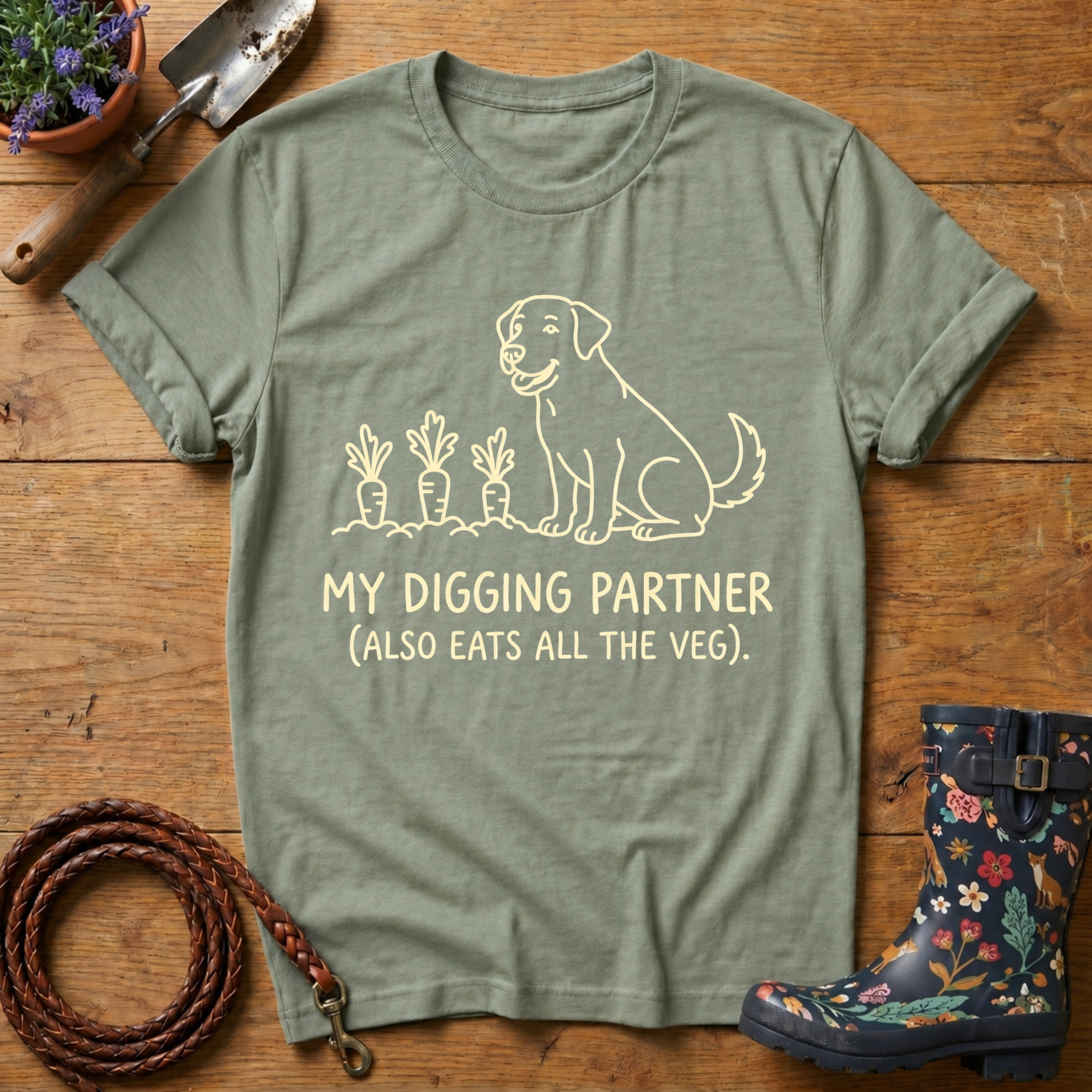 Labrador 'Digging Partner' T-shirt