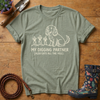 Spaniel 'Digging Partner' T-shirt