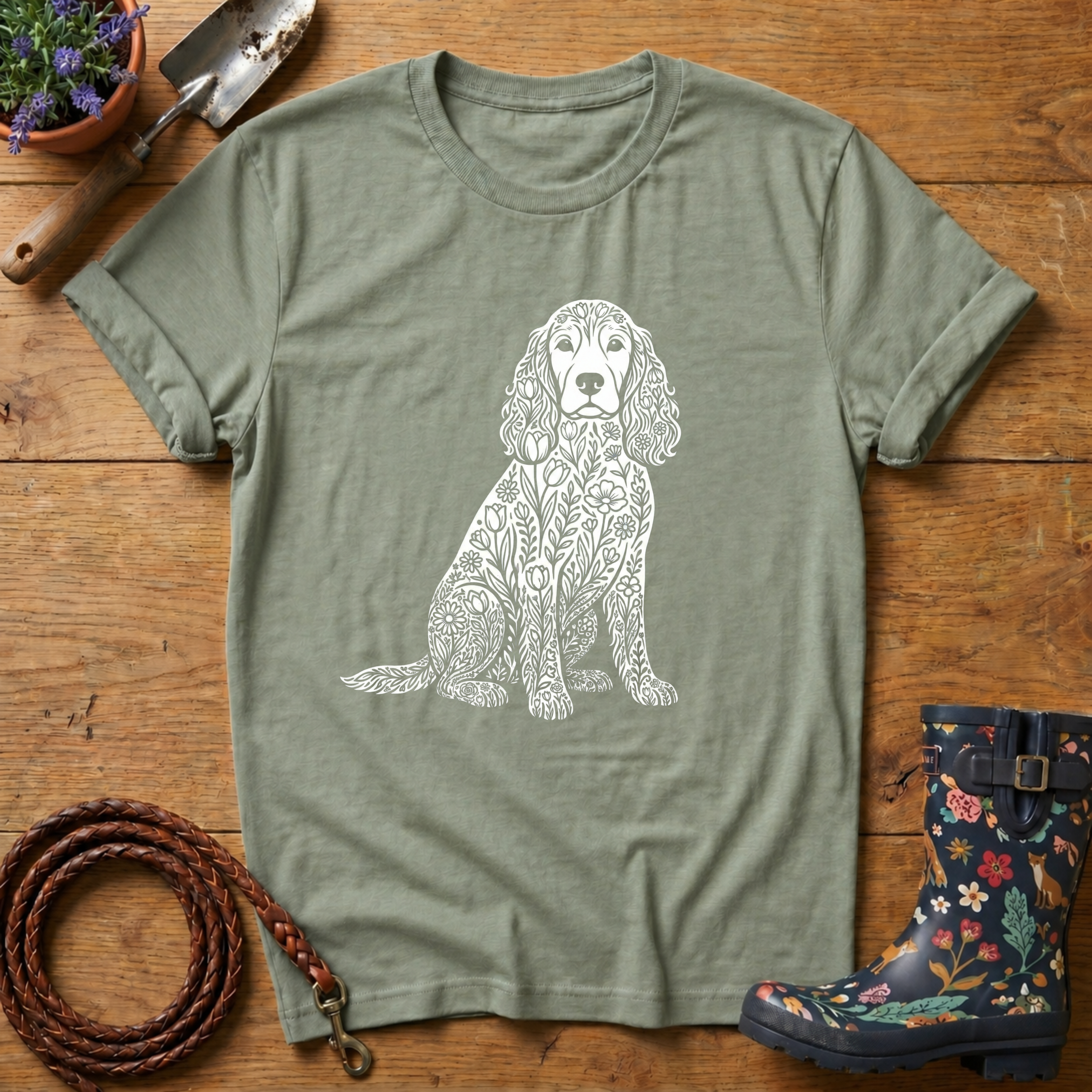 Spaniel of Flowers
