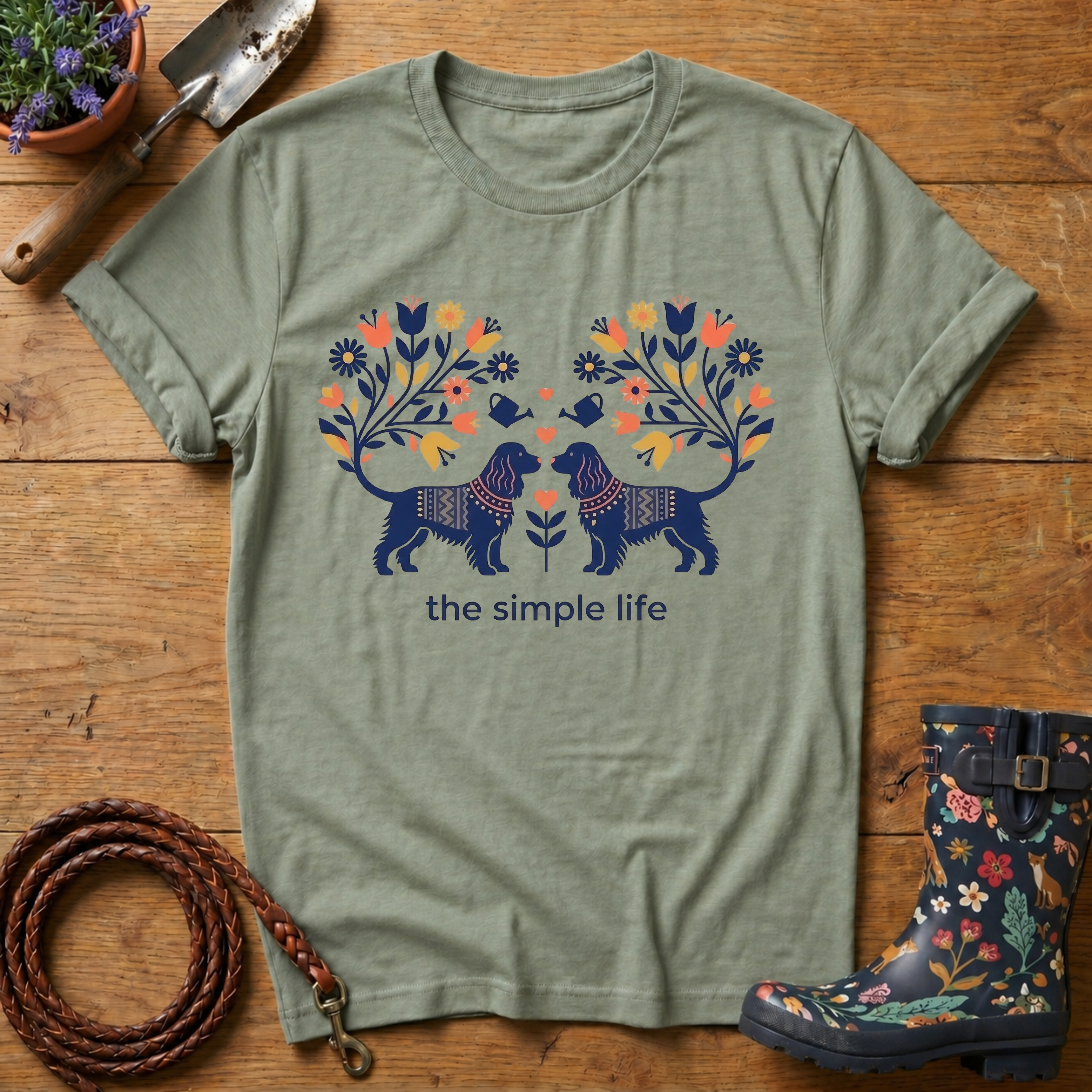 Spaniel The Simple Life T-shirt