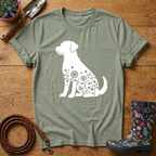 Labrador Sunflowers & Butterflies T-shirt