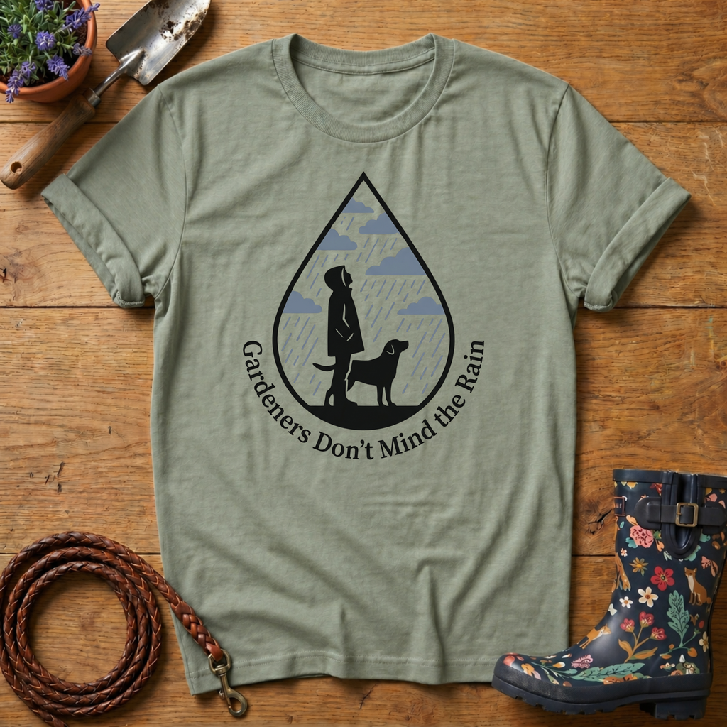 Gardeners Don't Mind The Rain T-shirt