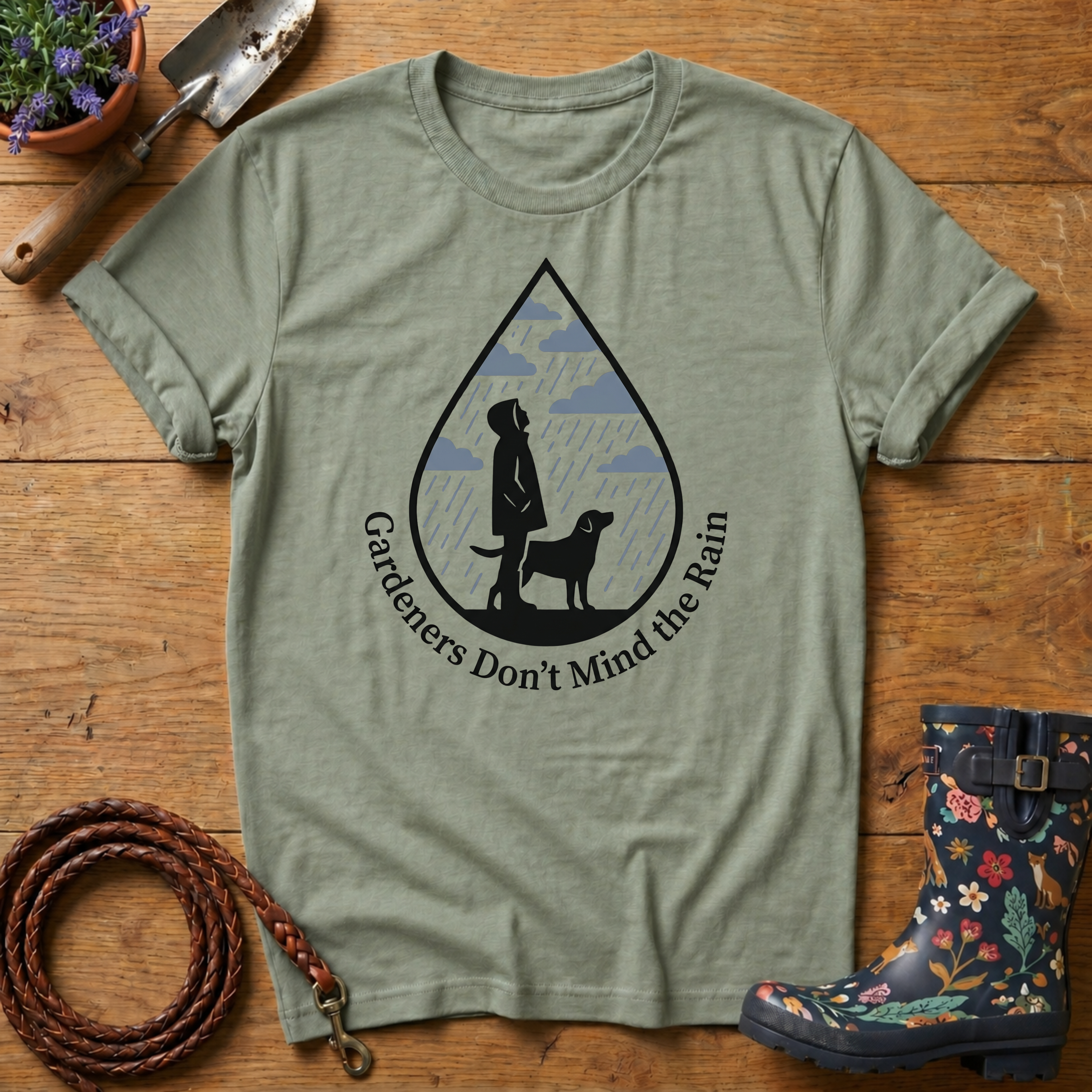 Gardeners Don't Mind The Rain T-shirt