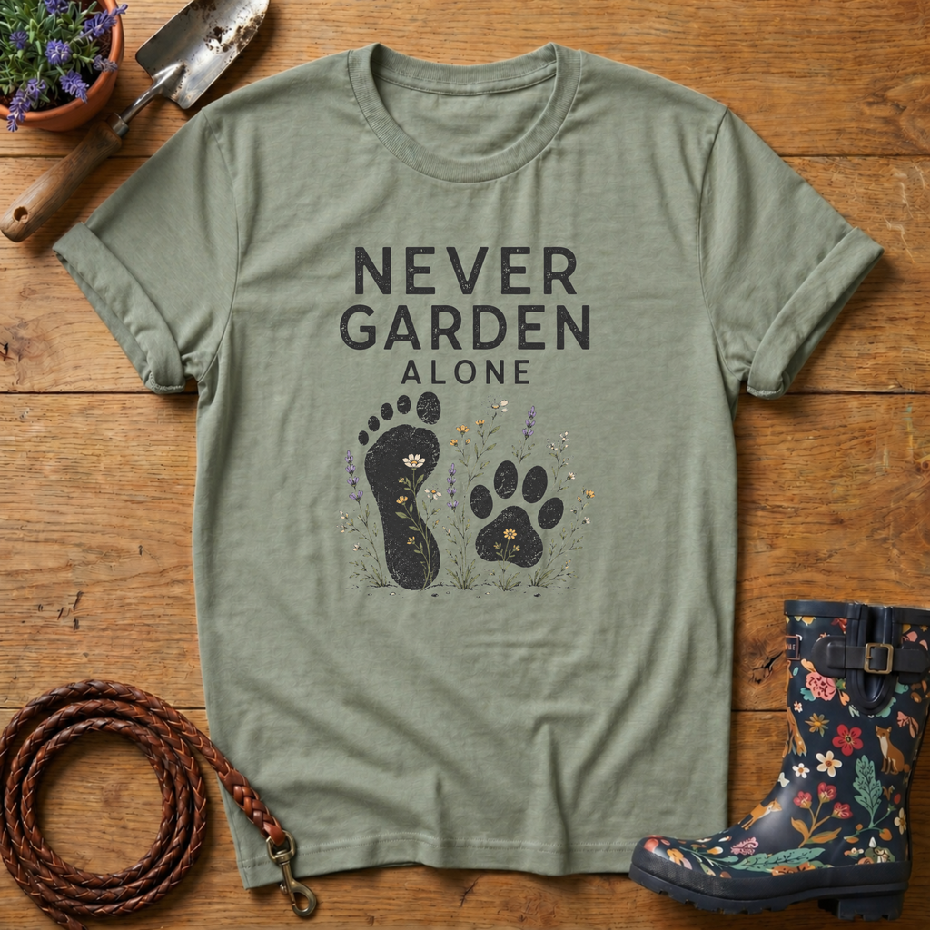 Never Garden Alone T-shirt